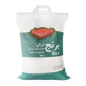 برنج ایرانی با بسته بندی سبز 10 کیلویی گلستان